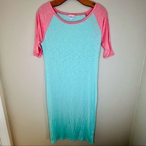 LuLaRoe Julia Dress size S